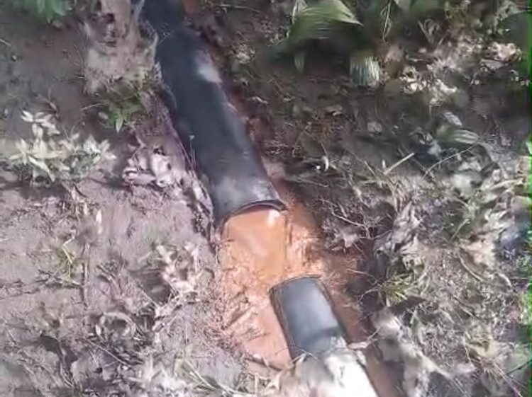 Dugaan pencemaran Sungai Bah Sumbu di Desa Silau Padang, Kecamatan Sipispis, Kabupaten Serdang Bedagai.