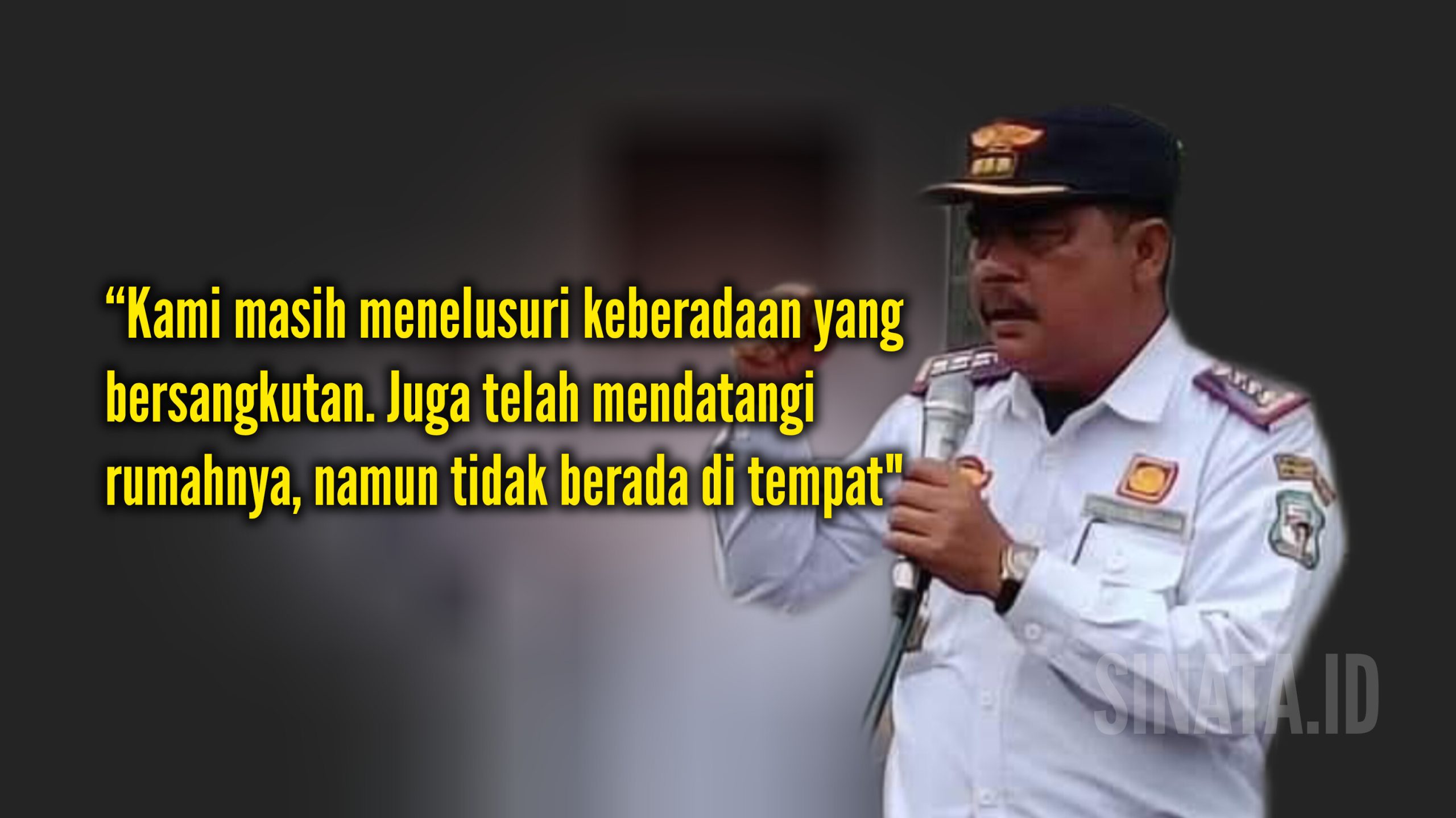 Tersangka kasus pungli Julham Situmorang dikabarkan menghilang. (foto:sinata)