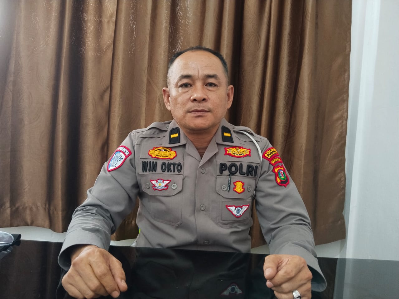 Kanit Gakkum Ipda Win Okto Silitonga. (Foto: sinata/Hendri)