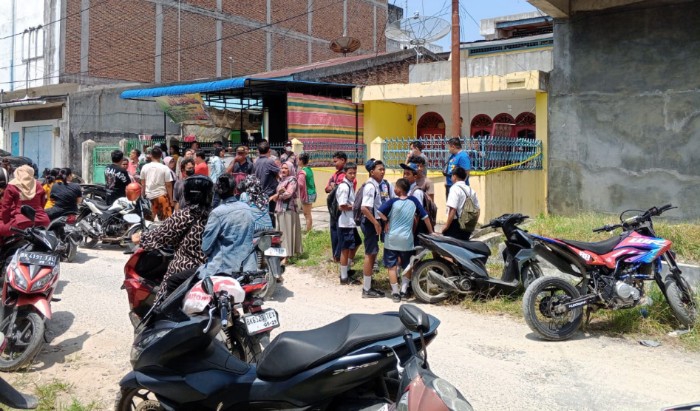 TKP anak ditemukan tewas dengan tangan terikat dan kepala terbungkus