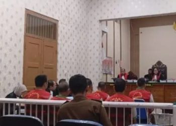Sidang pembunuhan Mutia Pratiwi di PN Pematangsiantar. ist