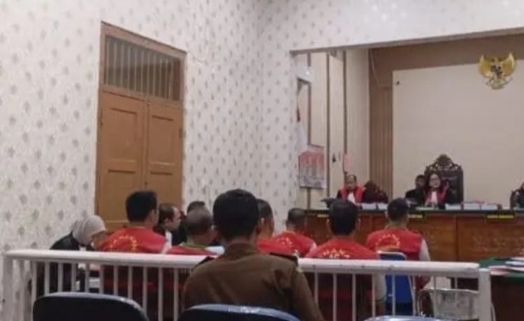 Sidang pembunuhan Mutia Pratiwi di PN Pematangsiantar. ist