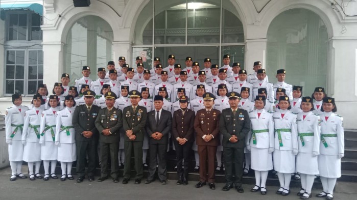 55 Anggota Paskibra Kota Siantar Dikukuhkan