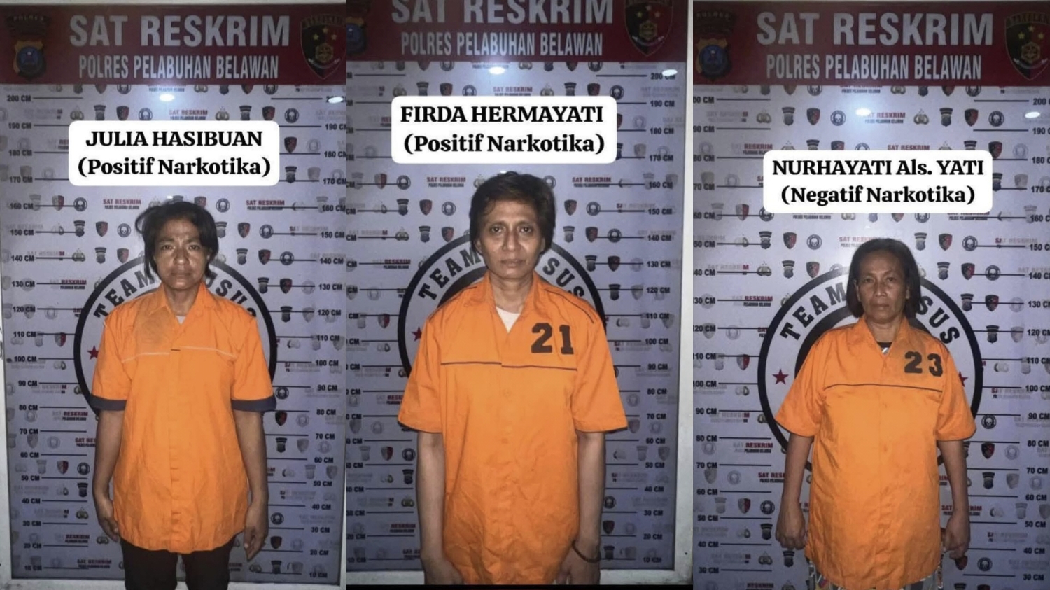 3 orang wanita pelaku penculik anak yang diamankan polisi, salah satunya diketahui masih memiliki hubungan keluarga dengan ibu korban.