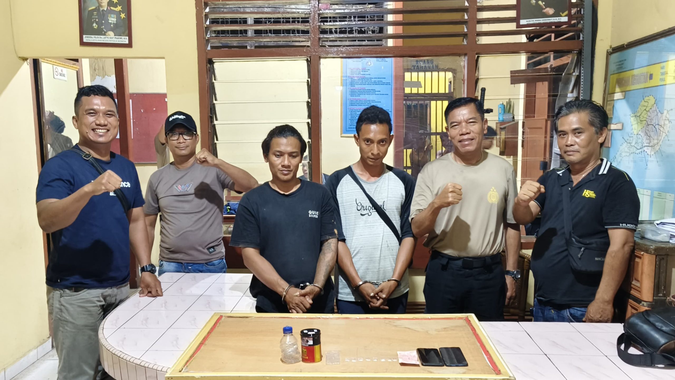 Polsek Bangun ringkus dua pengedar narkoba. ist