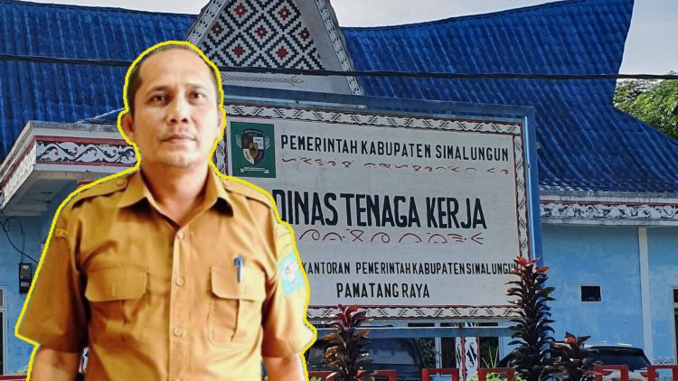 Kadis Tenaga Kerja Simalungun, Riando Purba. (ist)