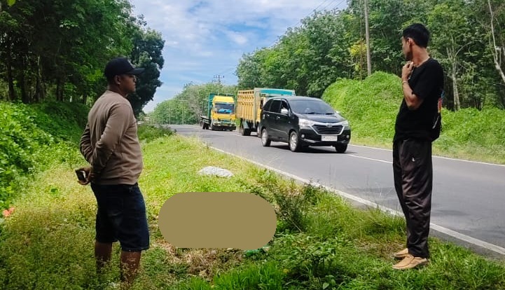 ODGJ di Simalungun diduga korban tabrak lari. (Foto: ist)