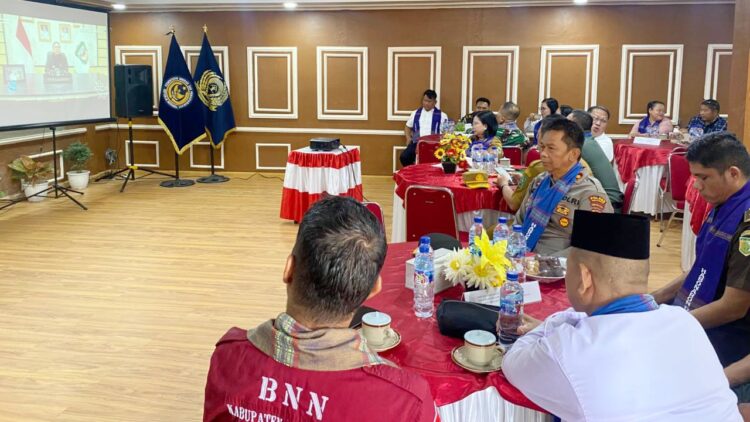 Wakapolres Simalungun, Kompol Edi Sukamto SH MH menghadiri peringatan Hari Bakti Pemasyarakatan Kementerian IMIPAS RI