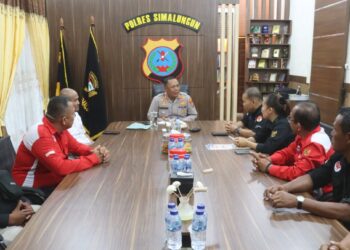 Kapolres Simalungun Terima Audensi Serikat Buruh Jelang Peringatan May Day