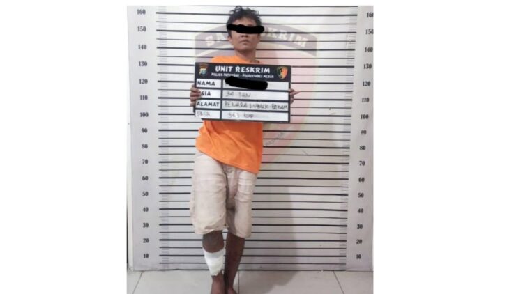 PS residivis Curanmor yang diringkus tim dari Polsek Patumbak. (Foto Ist)