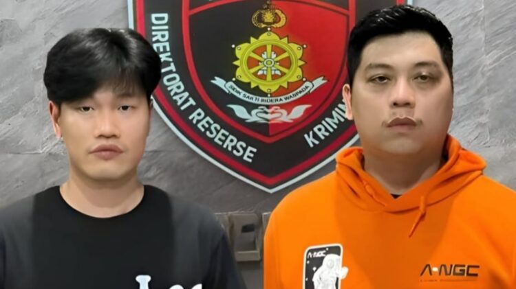 Dua Pelaku Judi Online Jebolan Kamboja Diringkus Tim Siber Polda Metro Jaya di Jln A.R Hakim Medan