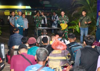 Lanal TBA Serahkan 44 PMI Non Prosedural ke Kantor Imigrasi Tanjung Balai Asahan