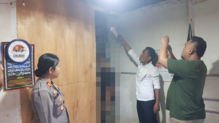 Kapolsek Siantar Utara AKP Jahrona Sinaga SH pimpin olah TKP