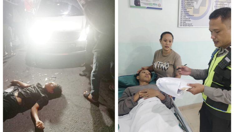 Defa Editiawan Syahputra Sinaga kondisi luka berat saat di TKP dan rekannya Anjas Kumbara luka ringan