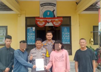 Bhabinkamtibmas Kelurahan Pahlawan AIPDA Ungkap Hutagalung menyelesaikan perkara penganiayaan