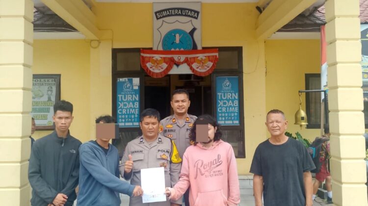 Bhabinkamtibmas Kelurahan Pahlawan AIPDA Ungkap Hutagalung menyelesaikan perkara penganiayaan