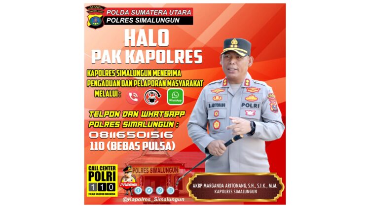 Kapolres Simalungun Luncurkan Program "Halo Kapolres" untuk Tingkatkan Layanan Pengaduan Masyarakat