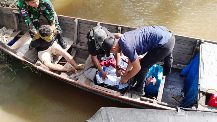 Tim Lanal TBA dan Intelmar Lantamal I Berhasil Gagalkan Penyelundupan Shabu di Perairan Muara Sungai Asahan