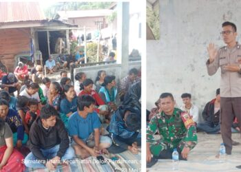 Bripka B. Malau dengan melakukan mediasi berhasil meredam Isu mistis Begu Ganjang di Dusun Siambaton,
