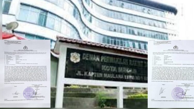 Gedung DPRD Kota Medan - Surat Laporan Polisi Dugaan Pemerasan Ketua Komisi 3 DPRD Medan, Salomo Pardede. (Foto Ist)