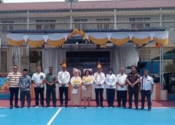 Kasat Resnarkoba Polres Simalungun, AKP Henry Sirait menghadiri acara Sertijab Kalapas Narkotika Klas II A Pematangsiantar