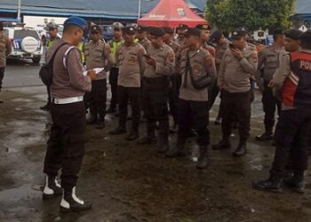 Polres Simalungun Kirim 50 Personel Amankan Kunjungan Wakil Presiden Gibran Rakabuming Raka di Humbahas