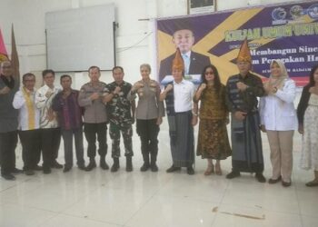 Kabag SDM AKBP Gandhi, S.H mewakili Kapolres Simalungun menghadiri kuliah umum yang diselenggarakan Universitas Simalungun (USI) bersama Wakil Menteri (Wamen) HAM RI Mugyanto