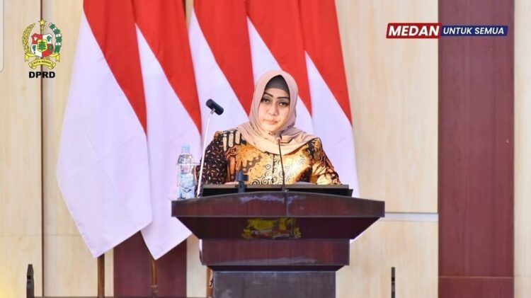 Sekretaris Fraksi Hanura - PKB DPRD Medan, Lailatul Badri. (Foto Ist)