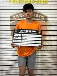 Pelaku pencurian spesialis rumah Sultan yang diringkus Polsek Medan Tembung. (Foto Ist)