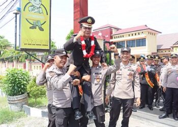Polres Tanjungbalai Lepas Kompol Jatner Sinaga Purna Bhakti