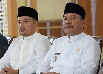 Walikota Tebing Tinggi Iman Irdian Saragih dan Wakil Walikota Chairil Mukmin Tambunan