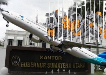 Pemprov Sumut- Garuda Indonesia.Foto Ilutrasi jurnalx.co.id