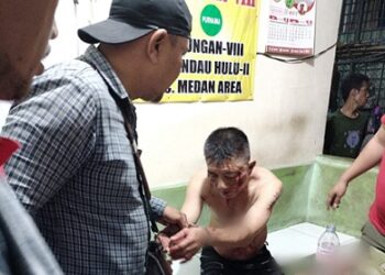 Pelaku Alang yang membunuh istrinya. (Foto Ist)