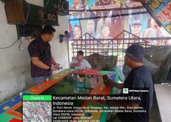Satu unit mesin tembak ikan diamankan petugas Polsek Medan Timur. (Foto Ist)