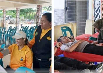 Kapolres Pematangsiantar AKBP Sah Udur T.M. Sitinjak SH. SIK. MH hadiri Gelar Donor Darah Sambut Hari Bhayangkara ke 79 