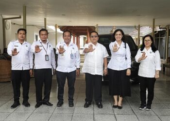 Wali Kota Pematangsiantar Wesly Silalahi SH MKn menerima audiensi Kepala Badan Narkotika Nasional (BNN) Kota Pematangsiantar Mushab Aulia Arief Hasibuan SSos, bertempat di rumah dinas Wali Kota