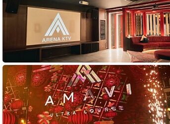 Amavi Ultra Lounge dan Arena KTV Di Grand Central Premier Hotel Medan. (Foto Ist)