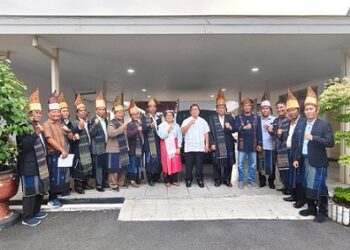 Wali Kota Pematangsiantar Wesly Silalahi SH MKn menerima audiensi DPC PMS Kota Pematangsiantar di rumah dinas Wali Kota