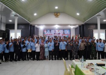 Wali Kota Tanjungbalai, Mahyaruddin Salim hadiri pelantikan pengurus KONI Kota Tanjungbalai Masa Bhakti 2024-2028 bertempat di pendopo rumah dinas Wali Kota
