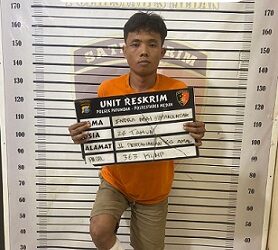 Pelaku pencurian yang ditangkap Polsek Patumbak. (Foto Ist)