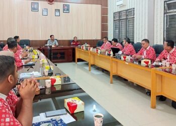 Pemko Pematangsiantar menggelar rapat penetapan kriteria calon penerima BLT DBH-CHT Tahun Anggaran (TA) 2025