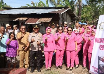 Polres Simalungun Wujudkan Impian Rumah Layak Huni kepada Lansia di Pematang Raya