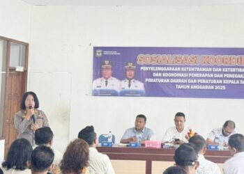 Kapolsek Siantar Utara AKP Jahrona Sinaga SH saat memberikan paparan 