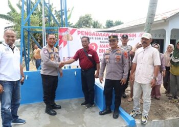 Kapolres Simalungun AKBP Marganda Aritonang Hadirkan Sumur Bor untuk 750 Keluarga di Nagori Kahean