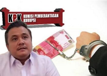 Topan Obaja Putra Ginting atau Topan Ginting ( TOP) Kadis PUPR Sumut yang terjaring OTT KPK. (Foto Ist)