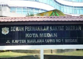 Gedung DPRD Kota Medan. (Foto Ist)