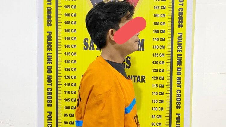 YEP alias Yogi Tersangka penggelapan sepedamotor yang sudah ditahan Sat Reskrim Polres Pematangsiantar.