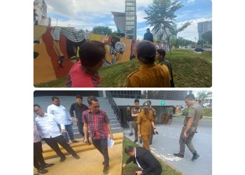 Komisi 4 DPRD Medan sidak ke Kebun Bunga. (Foto Ist)