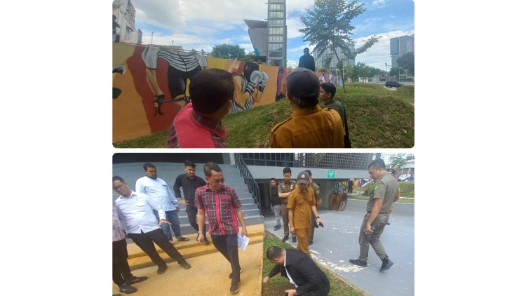 Komisi 4 DPRD Medan sidak ke Kebun Bunga. (Foto Ist)