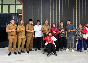 Wali Kota Tanjungbalai, Mahyaruddin Salim menerima audiensi Pengurus National Paralympic Committee (NPC) Kota Tanjungbalai,